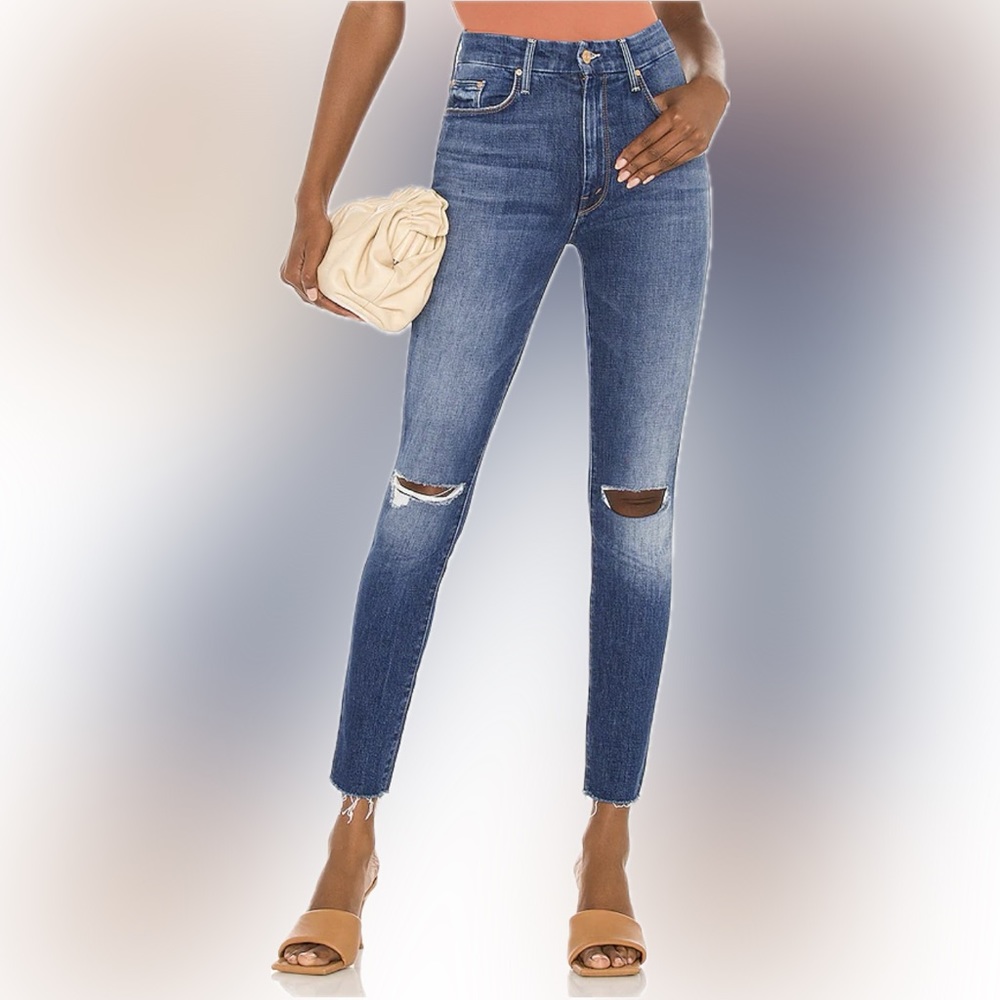Mother Denim High Waisted Looker Ankle Size 28